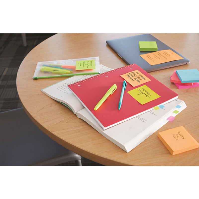 Karteczki samoprzylepne Post-it®, BEACHSIDE, 76x76mm, 6x100 kart. - zdjęcie (7