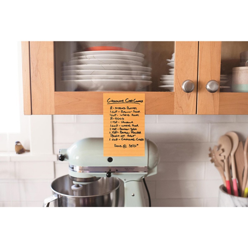 Karteczki samoprzylepne Post-it® Super Sticky XXL, BOOST, w linię, 101x152mm, 3x90 kart. - zdjęcie (7
