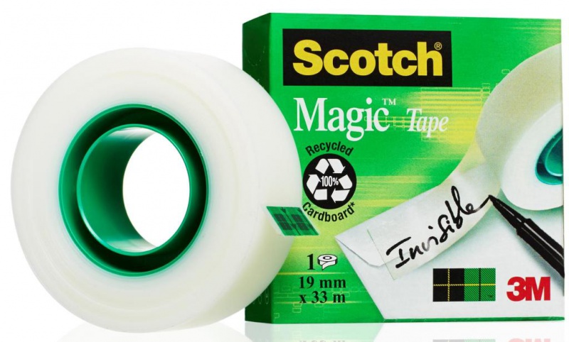 Taśma biurowa SCOTCH® Magic™ (810), matowa, 19mm, 33m - zdjęcie (8