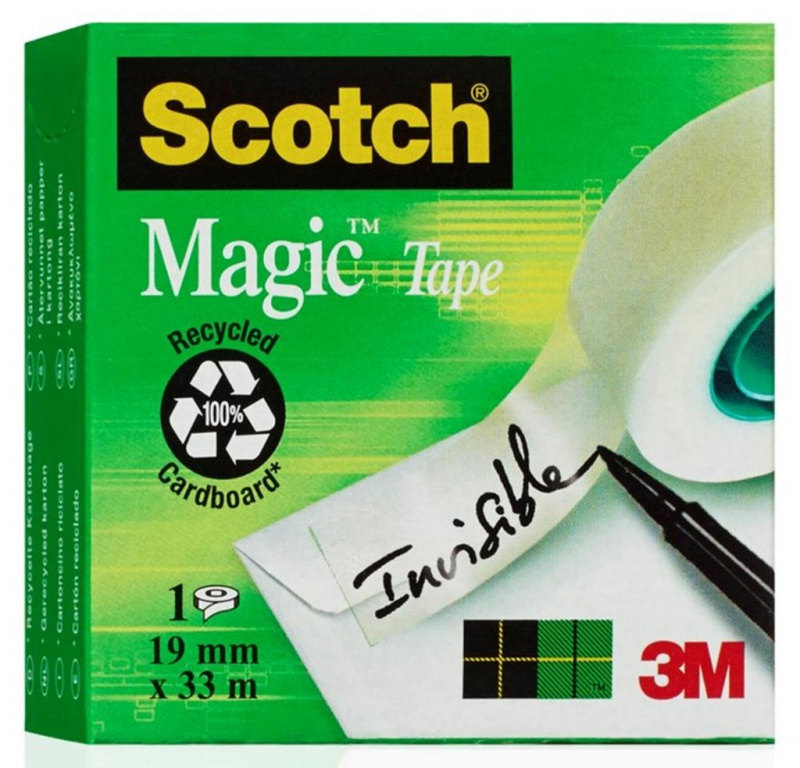 Taśma biurowa SCOTCH® Magic™ (810), matowa, 19mm, 33m - zdjęcie (7