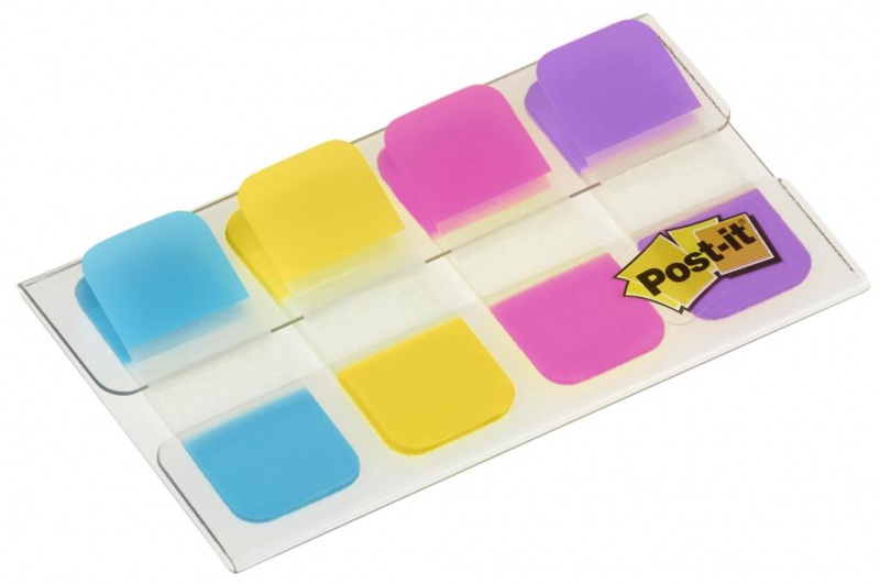 Zakładki indeksujące POST-IT® do archiwizacji (676-AYPV), PP, silne, 15,8x38,1mm, 4x10 szt., mix kolorów - zdjęcie (8