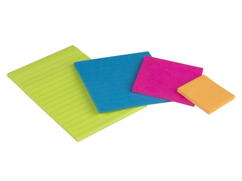 Karteczki samoprzylepne POST-IT® Super Sticky (4622-SSEU), mix rozmiarów, 4x45 kart., zawieszka, mix kolorów - zdjęcie (7