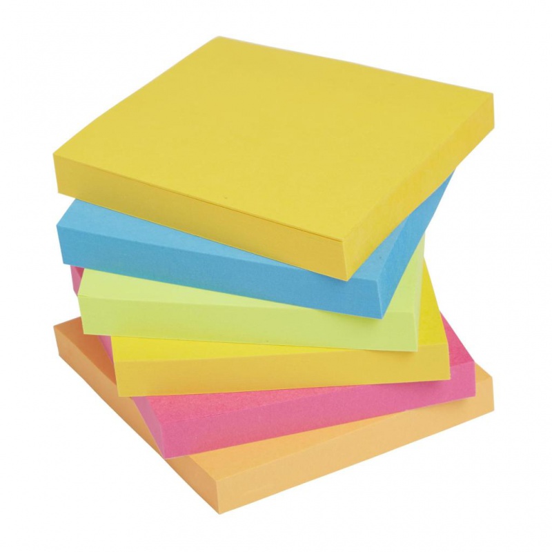 Karteczki samoprzylepne POST-IT® Super Sticky (654-6SS-RIO), 76x76mm, 6x90 kart., paleta Rio de Janeiro - zdjęcie (6