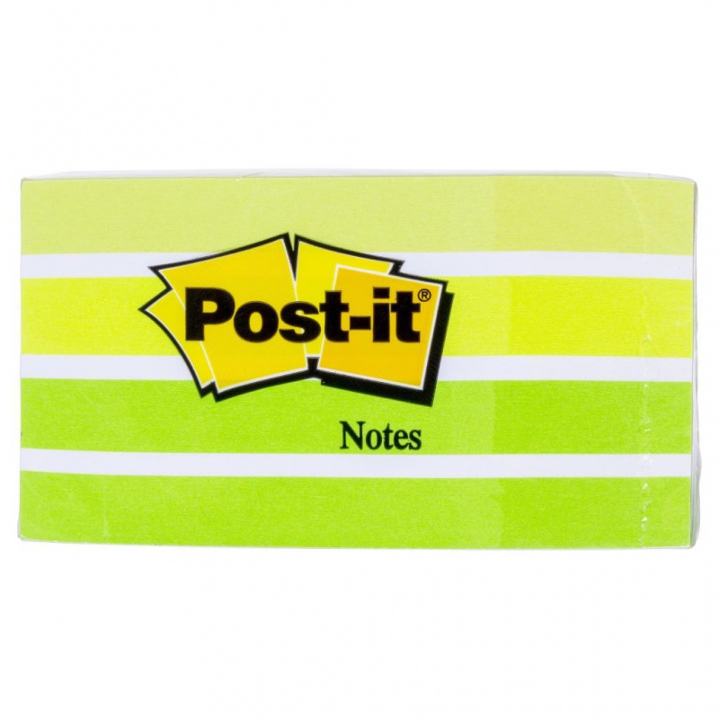 Kostka samoprzylepna POST-IT® (2028-G), 76x76mm, 1x450 kart., zielona - zdjęcie (5