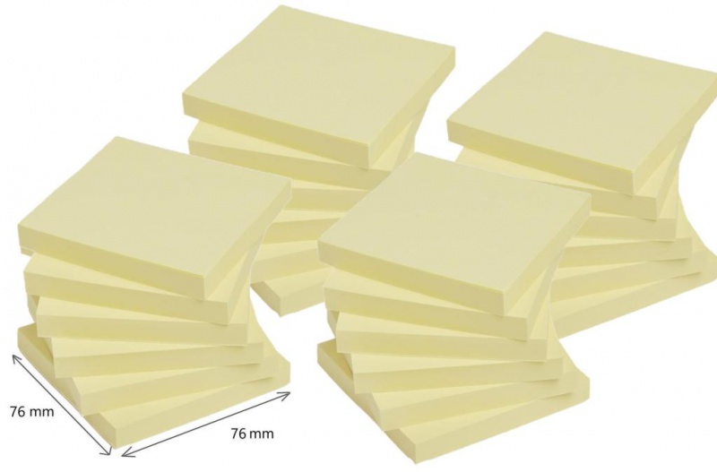 Karteczki samoprzylepne POST-IT® Super Sticky (654SSCYP12+12), 76x76mm, 12+12x90 kart., żółte - zdjęcie (7