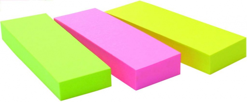 Zakładki indeksujące POST-IT® (671/3), papier, 25x76mm, 3x100 kart., mix kolorów - zdjęcie (8