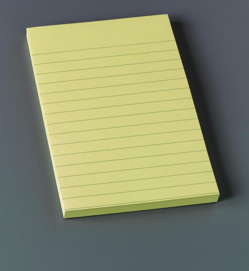 Karteczki samoprzylepne POST-IT® w linię (660), 102x152mm, 1x100 kart., żółte - zdjęcie (4