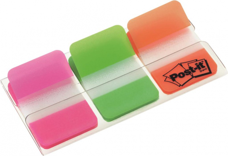 Zakładki indeksujące POST-IT® do archiwizacji (686-PGOEU), PP, silne, 38x25mm, 3x22 kart., mix kolorów - zdjęcie (9