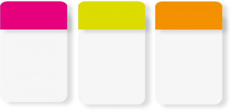 Zakładki indeksujące POST-IT® do archiwizacji (686-PGOEU), PP, silne, 38x25mm, 3x22 kart., mix kolorów - zdjęcie (8