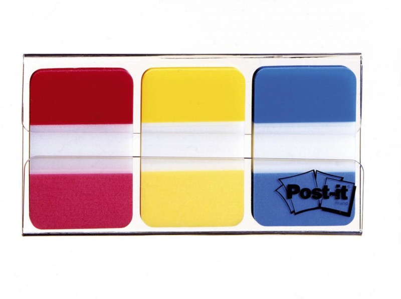 Zakładki indeksujące POST-IT® do archiwizacji (686-RYB), PP, silne, 38x25mm, 3x22 kart., mix kolorów - zdjęcie (9