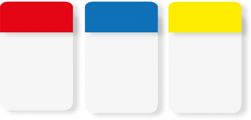 Zakładki indeksujące POST-IT® do archiwizacji (686-RYB), PP, silne, 38x25mm, 3x22 kart., mix kolorów - zdjęcie (8