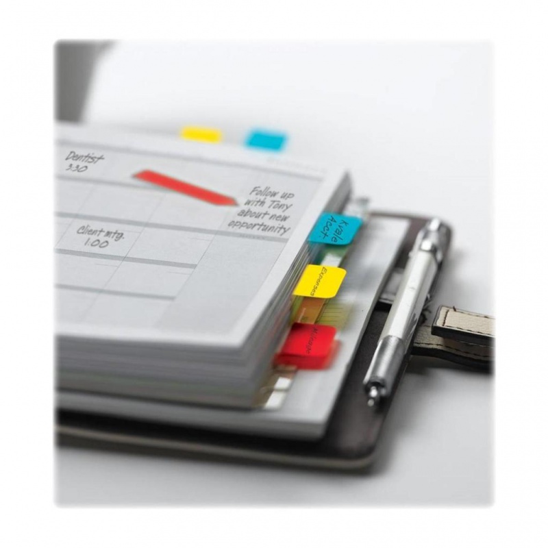 Zakładki indeksujące POST-IT® do archiwizacji (686-RYB), PP, silne, 38x25mm, 3x22 kart., mix kolorów - zdjęcie (5