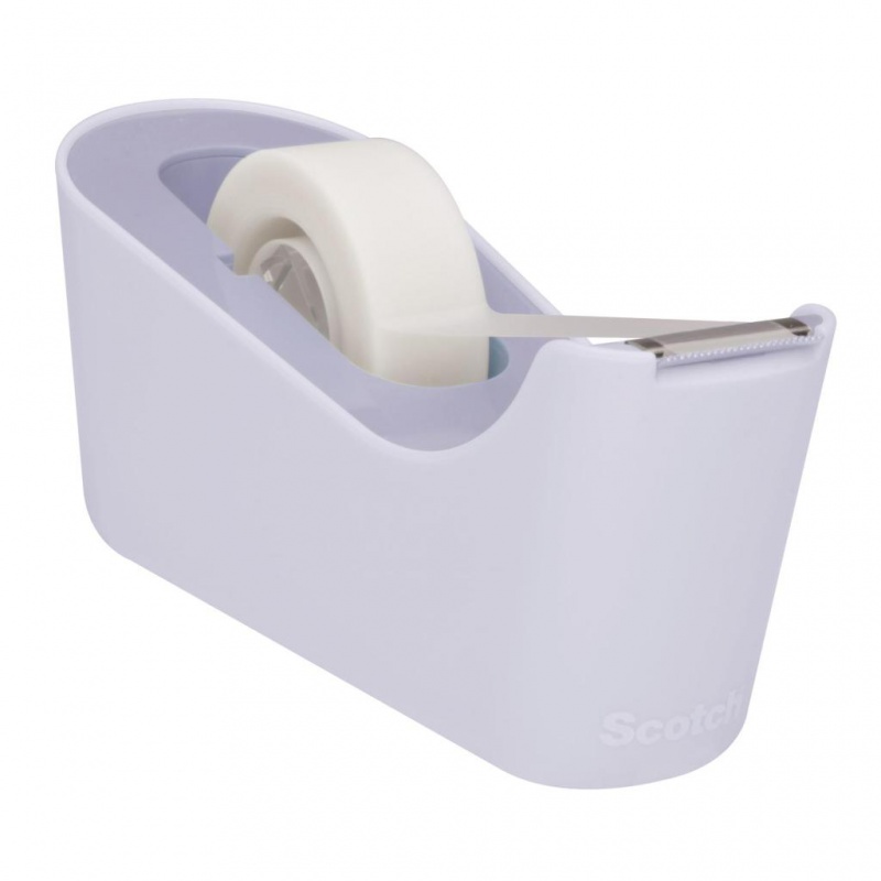 Dyspenser do taśm SCOTCH® (C-18L), w zestawie taśma Magic 19mmx33m, lawendowy - zdjęcie (5