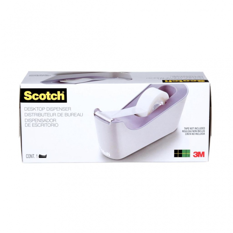 Dyspenser do taśm SCOTCH® (C-18L), w zestawie taśma Magic 19mmx33m, lawendowy - zdjęcie (4