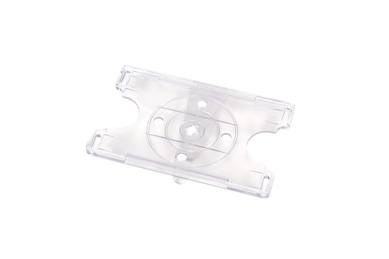 Holder DONAU, PVC, obrotowy, przeźroczysty