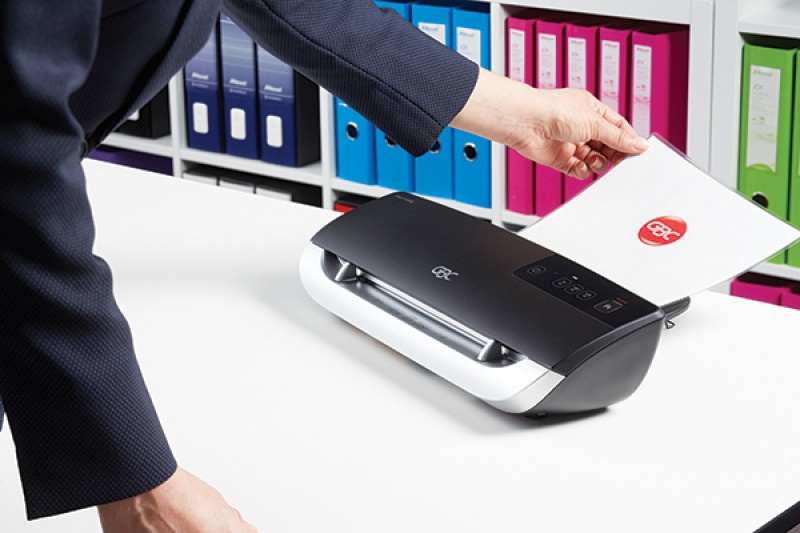 Laminator GBC Fusion 3000, A4, nagrzew.: 1,5min, prędk. laminacji: 30s, grafitowy - zdjęcie (3