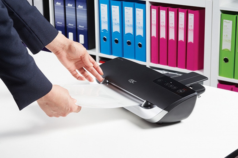 Laminator GBC Fusion 3000, A4, nagrzew.: 1,5min, prędk. laminacji: 30s, grafitowy - zdjęcie (5