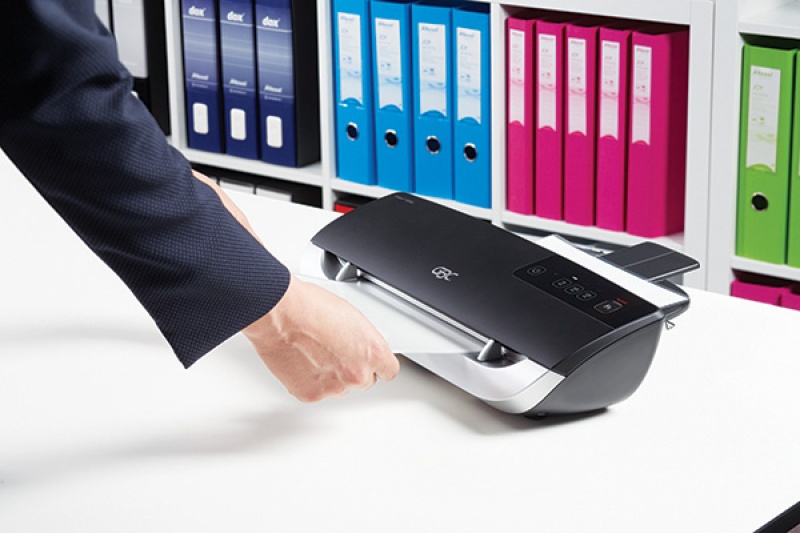 Laminator GBC Fusion 3000, A4, nagrzew.: 1,5min, prędk. laminacji: 30s, grafitowy - zdjęcie (4