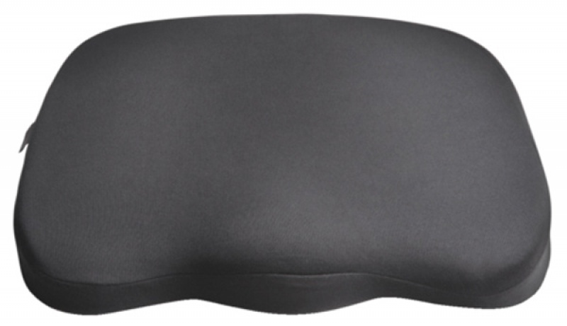 Poduszka na krzesło KENSINGTON, piankowa, zachowująca kształt, czarna - zdjęcie (3