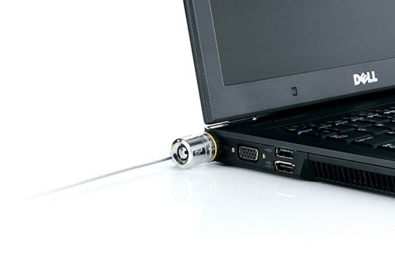 Blokada do laptopów KENSINGTON MicroSaver®, z kluczem, chowana, czarny - zdjęcie (3