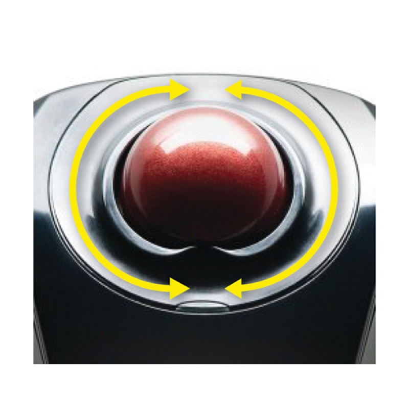 Trackball KENSINGTON Orbit®, bezprzewodowy, czarny - zdjęcie (7