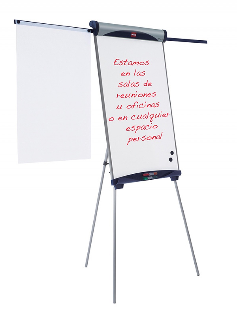Flipchart na trójnogu NOBO Classic (Shark), 68,5x100cm, tablica suchoś. -magn., z wyciąganymi ramionami - zdjęcie (6