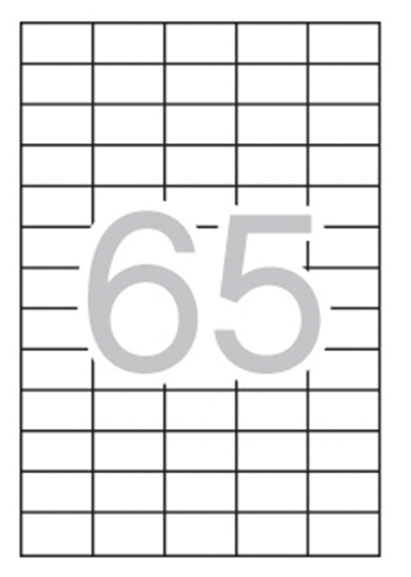 Etykiety uniwersalne APLI, 38x21,2mm, prostokątne, białe 10 ark.