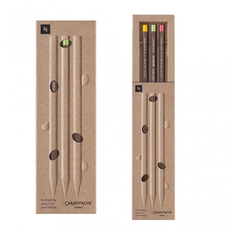 Ołówki Nespresso Swiss Wood 3szt - zdjęcie (3