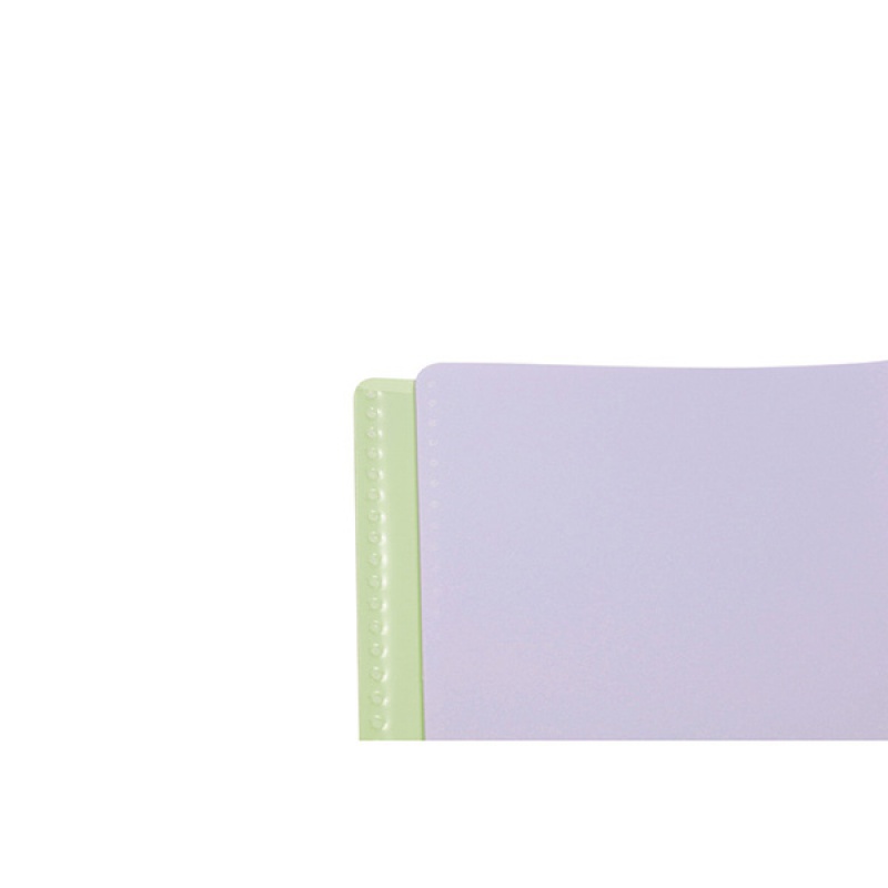 Zeszyt CLAIREFONTAINE Blush, A5, w linię, 48 kart., 14,8x21cm, niebiesko-koralowy - zdjęcie (2