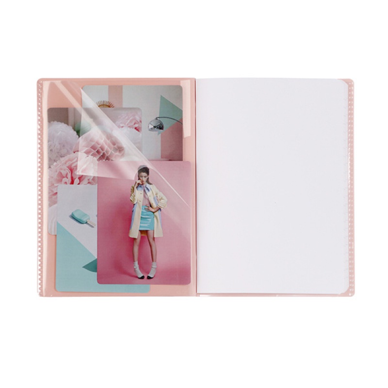 Zeszyt CLAIREFONTAINE Blush, A5, w linię, 48 kart., 14,8x21cm, miętowo-różowy - zdjęcie (3