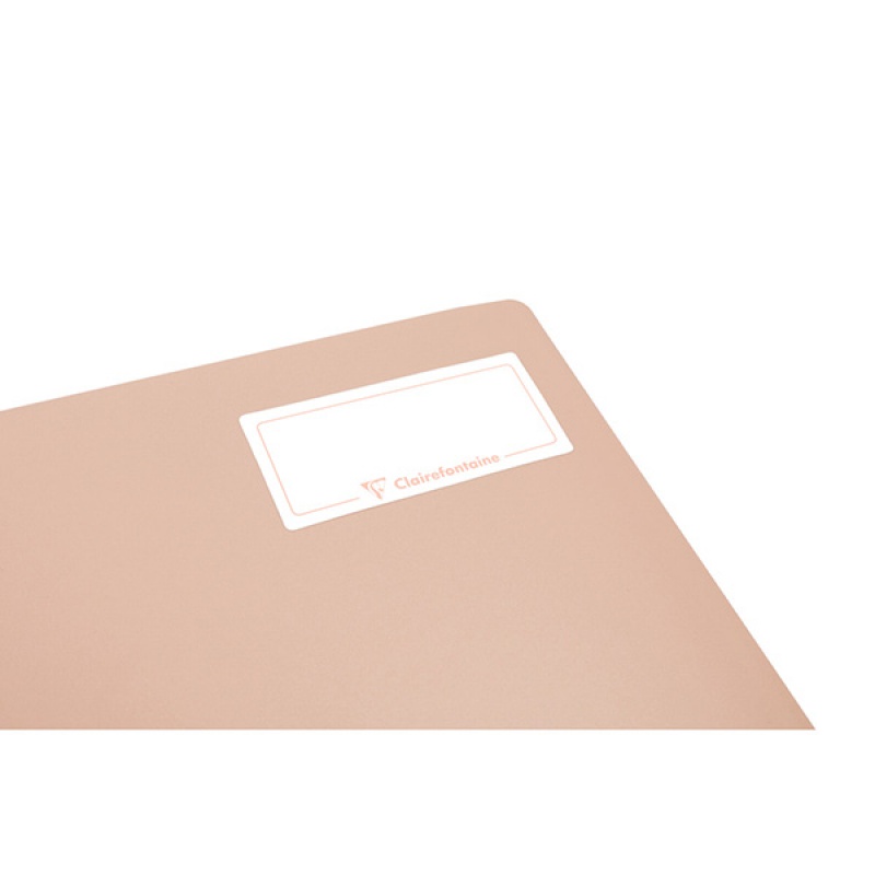 Zeszyt CLAIREFONTAINE Blush, A5, w linię, 48 kart., 14,8x21cm, miętowo-różowy