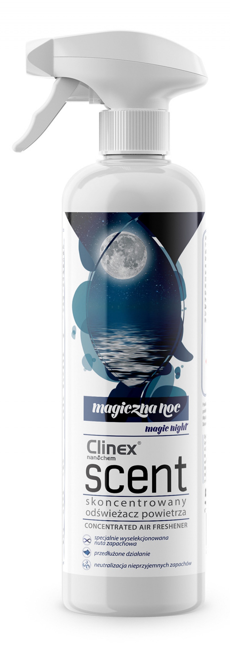 Odświeżacz powietrza CLINEX Scent Magiczna Noc 500ml, skoncentrowany