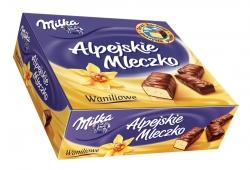 ALPEJSKIE MLECZKO MILKA WANILIOWE 330G