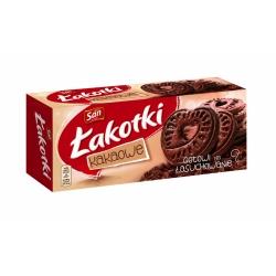 CIASTKA ŁAKOTKI KAKAOWE SAN 168G