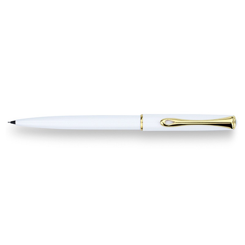 Ołówek automatyczny DIPLOMAT Traveller, 0,5mm, biały/złoty - zdjęcie (4