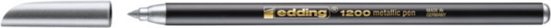 Pisak metaliczny e-1200 EDDING, 1-3mm, srebrny