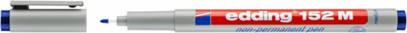 Foliopis zmywalny e-152 M EDDING, 1 mm, niebieski - zdjęcie (2
