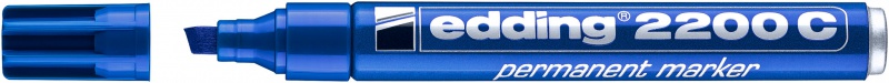 Marker permanentny e-2200 C EDDING, 1-5 mm, niebieski