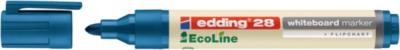 Marker do tablic e-28 EDDING EcoLine, 1,5-3 mm, niebieski