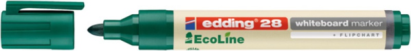 Marker do tablic e-28 EDDING EcoLine, 1,5-3 mm, zielony - zdjęcie (2