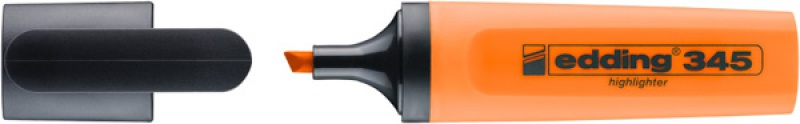Zakreślacz e-345 EDDING, 2-5mm, pomarańczowy - zdjęcie (2