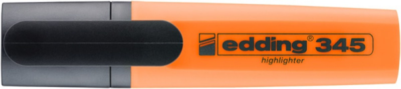 Zakreślacz e-345 EDDING, 2-5mm, pomarańczowy