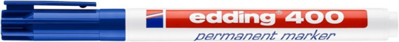 Marker permanentny e-400 EDDING, 1mm, niebieski - zdjęcie (2