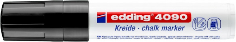 Marker kredowy e-4090 EDDING, 4-15 mm, czarny