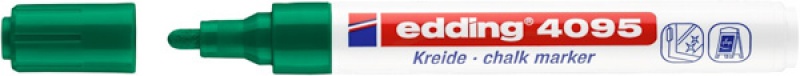 marker kredowy e-4095 EDDING, 2-3mm, zielony - zdjęcie (2