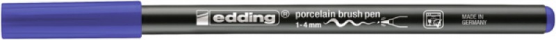 Pisak do porcelany e-4200 EDDING, 1-4 mm, niebieski
