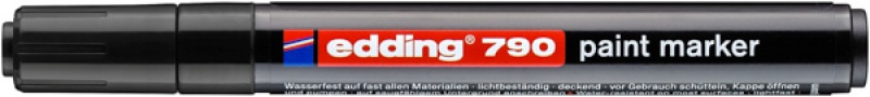 Marker olejowy e-790 EDDING, 2-3mm, czarny