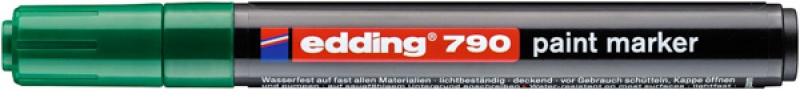 Marker olejowy e-790 EDDING, 2-3mm, zielony