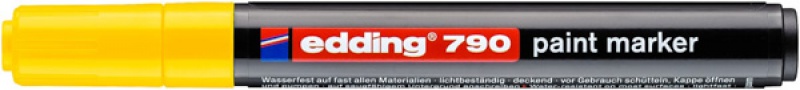 Marker olejowy e-790 EDDING, 2-3 mm, żółty