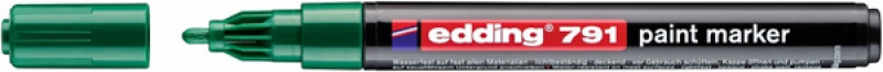 Marker olejowy e-791 EDDING, 1-2mm, zielony - zdjęcie (2